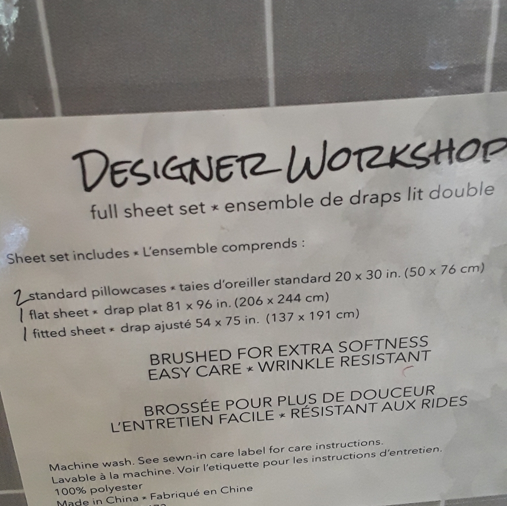 Designer workshop sheet set - Picture 3 of 5